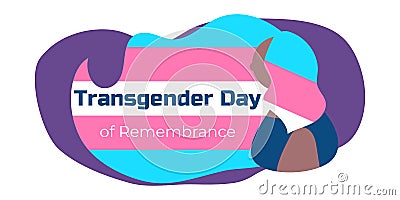 Transgender Day November 20 Vector Illustration